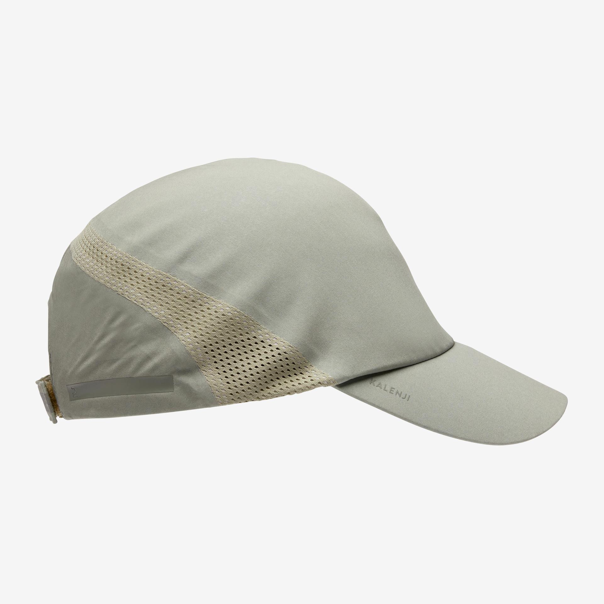 running adjustable cap unisex - dark grey