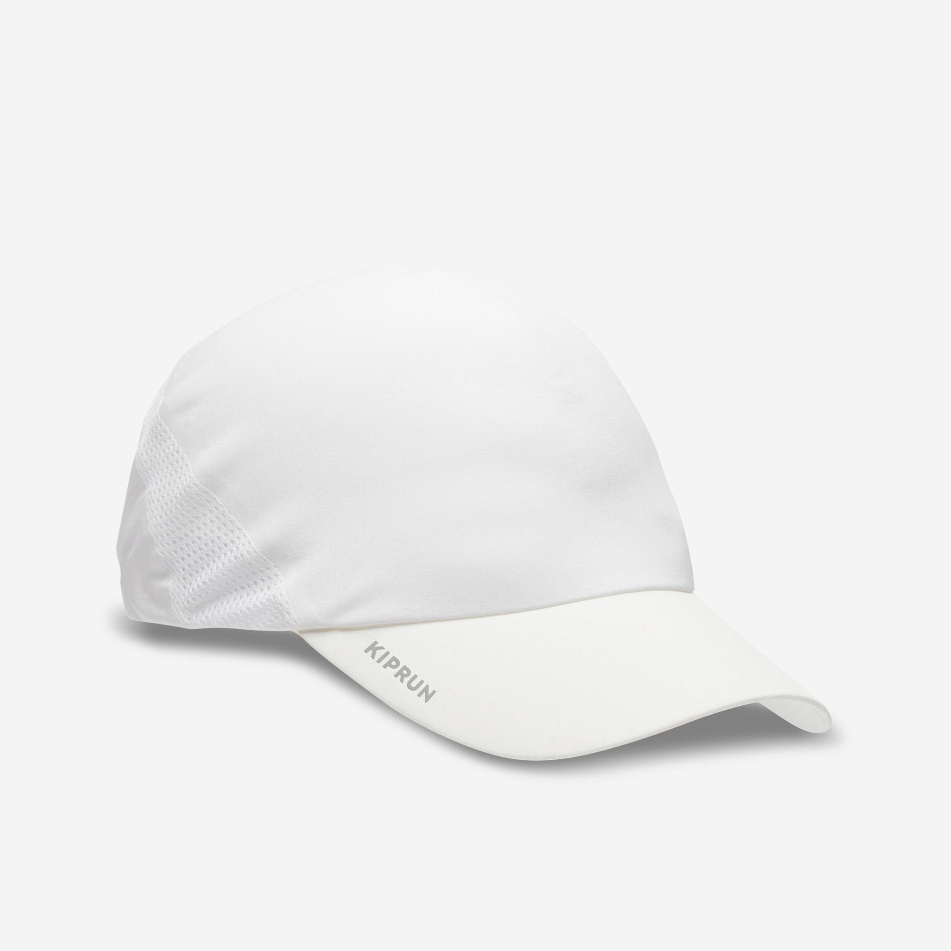 running adjustable cap unisex - white