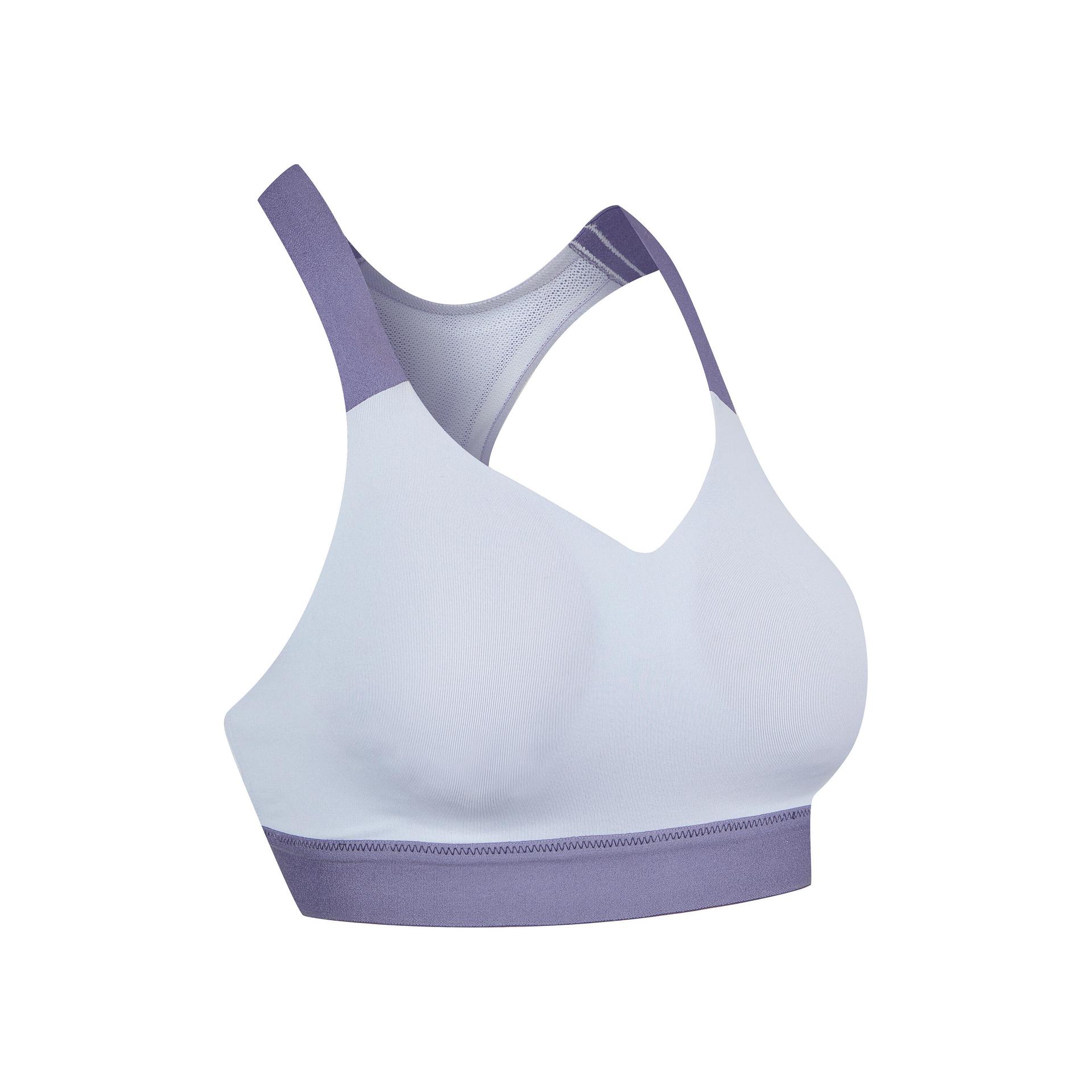 running comfort sports bra - light blue