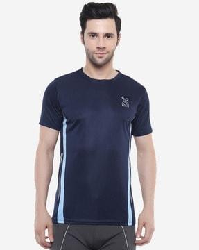 running round-neck t-shirt