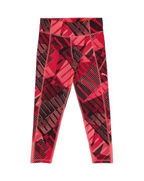 runtrain printed sports leggings