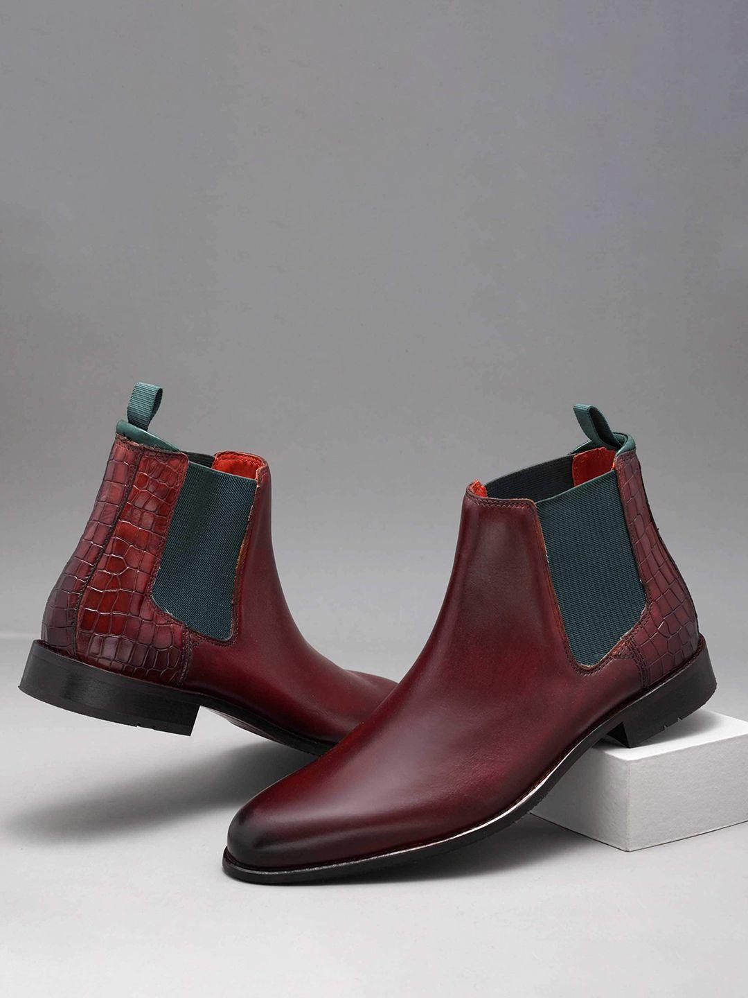 ruosh men leather chelsea boots