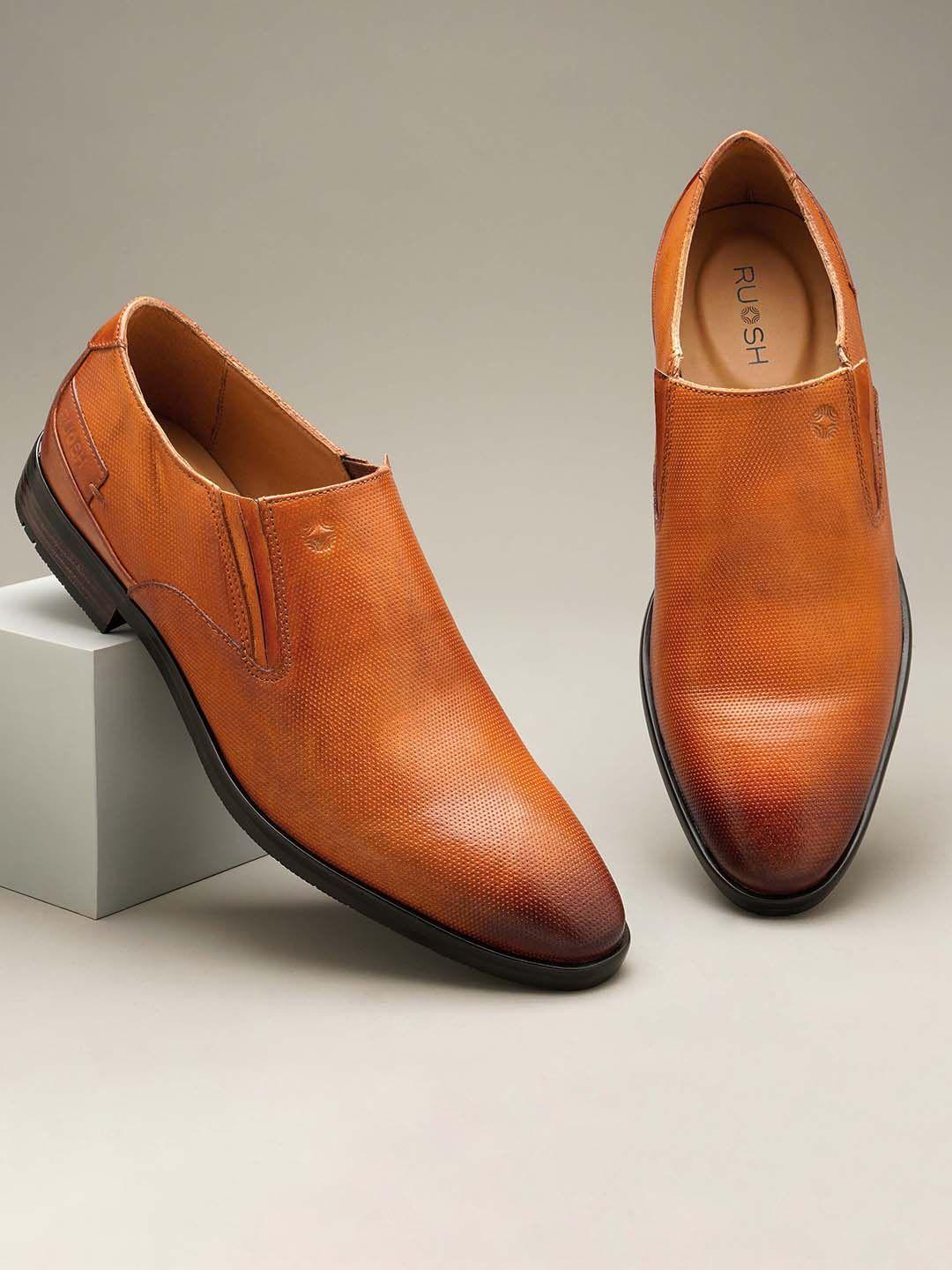 ruosh-men-textured-leather-formal-slip-on-shoes