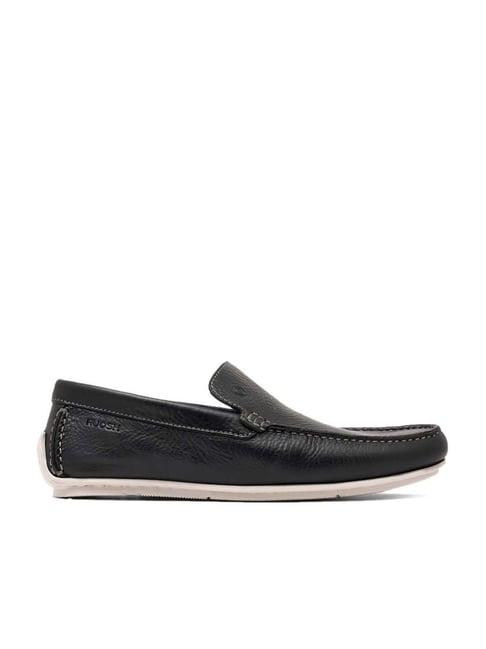 ruosh men's macau black loafers