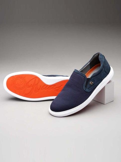 ruosh men's navy casual loafers