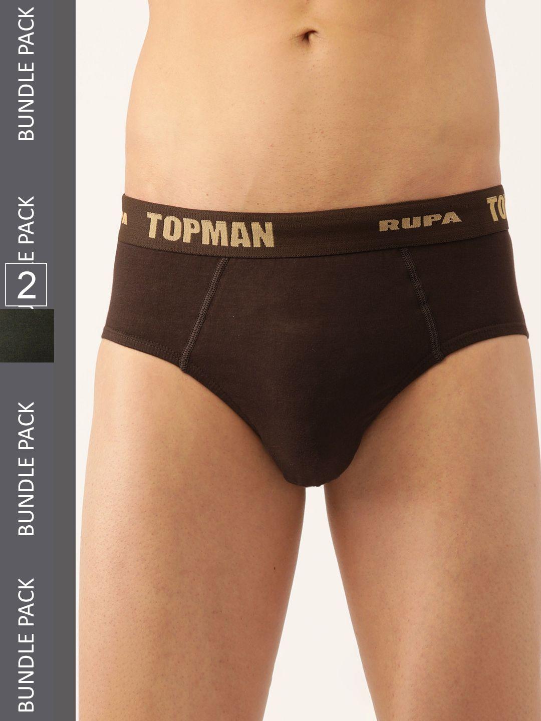 rupa men pack of 2 cotton hipster briefs topman brief