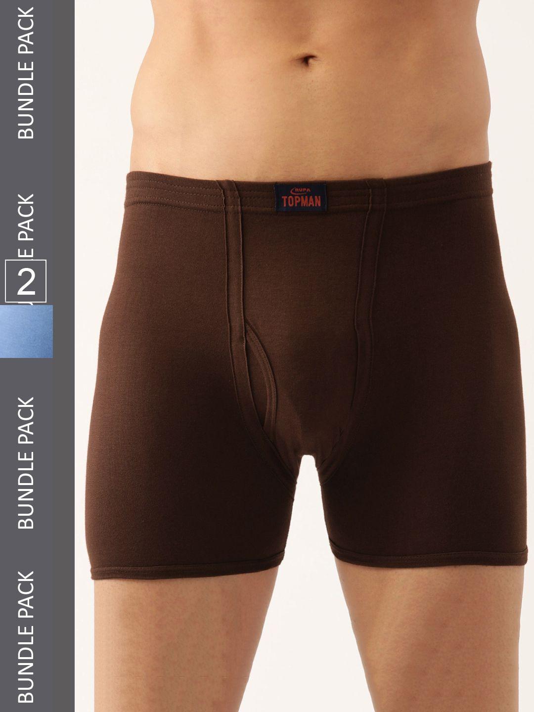 rupa pack of 2 cotton mid-rise trunks