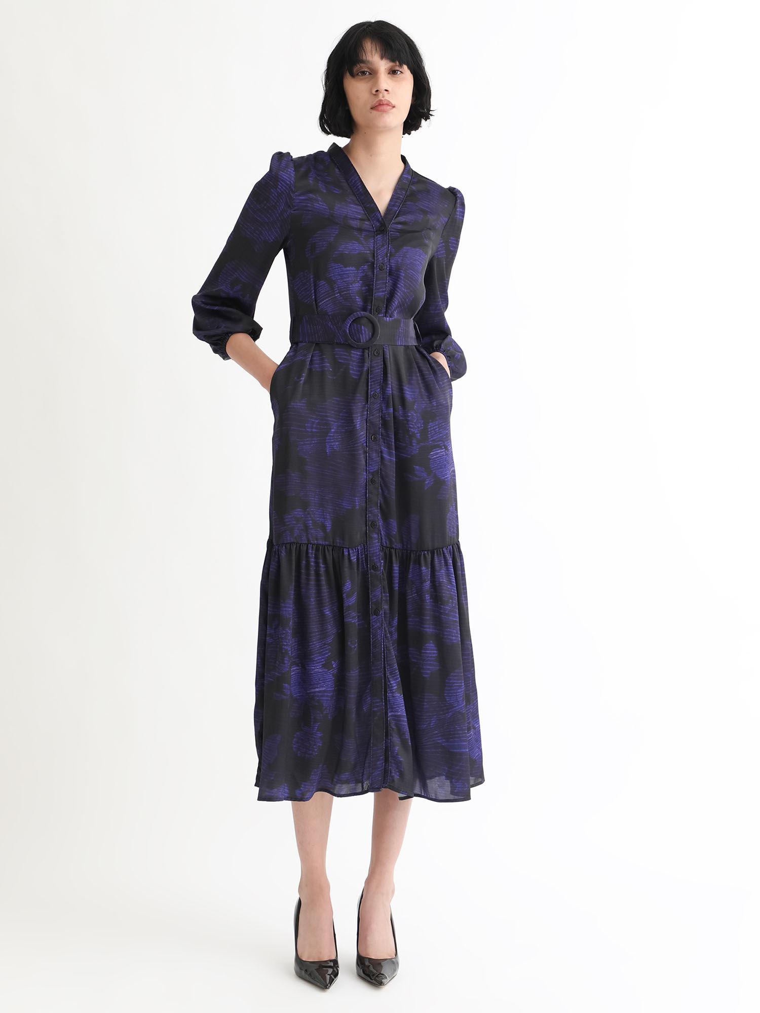 rupper dark navy blue dress (set of 2)