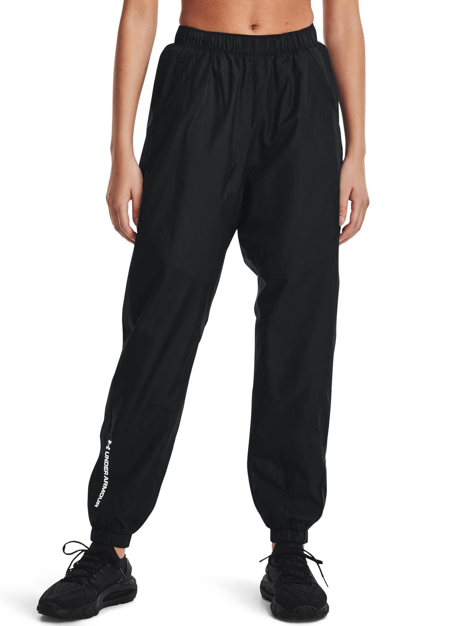 rush woven -black track pants