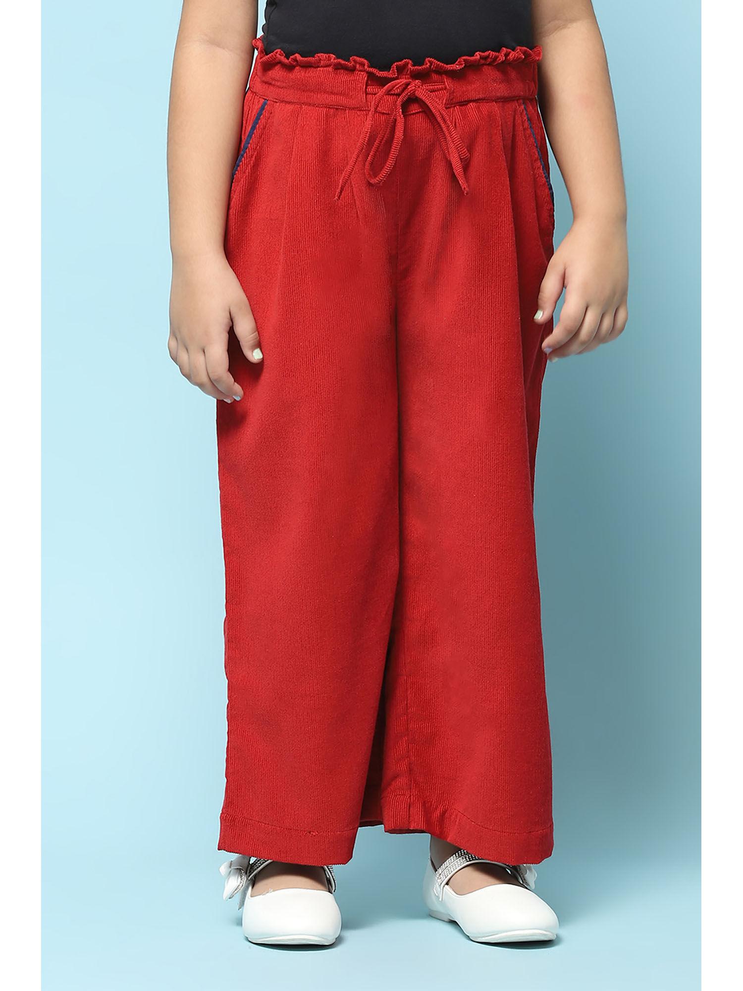 rust doby solid mid rise pant