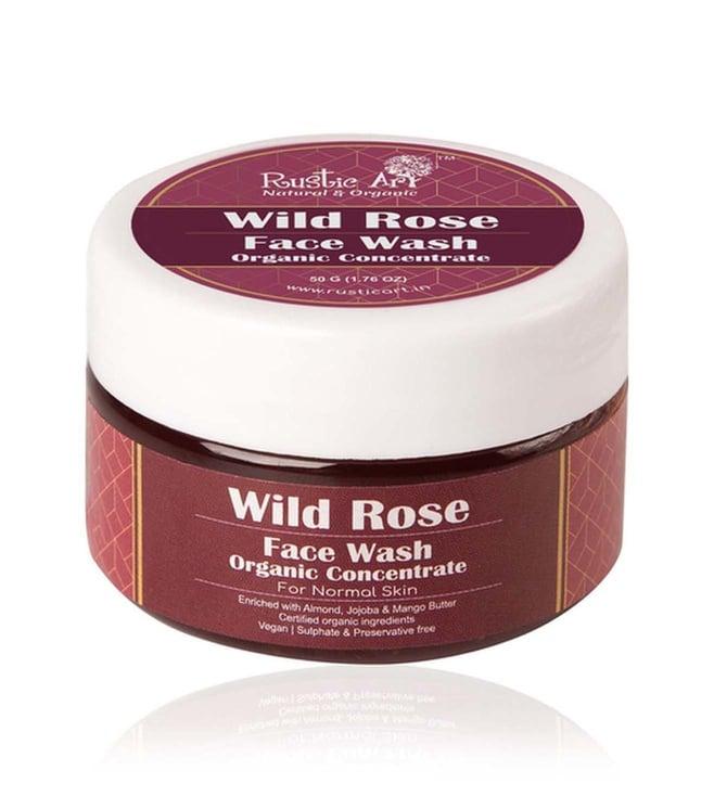 rustic art wild rose face wash concentrate - 50 gm