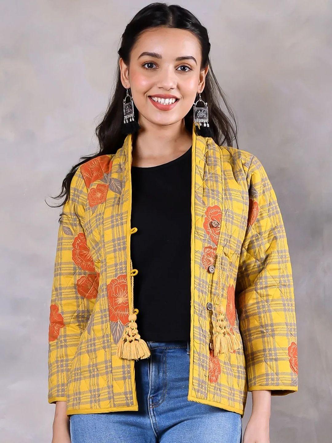 rustorange women mustard longline tailored jacket