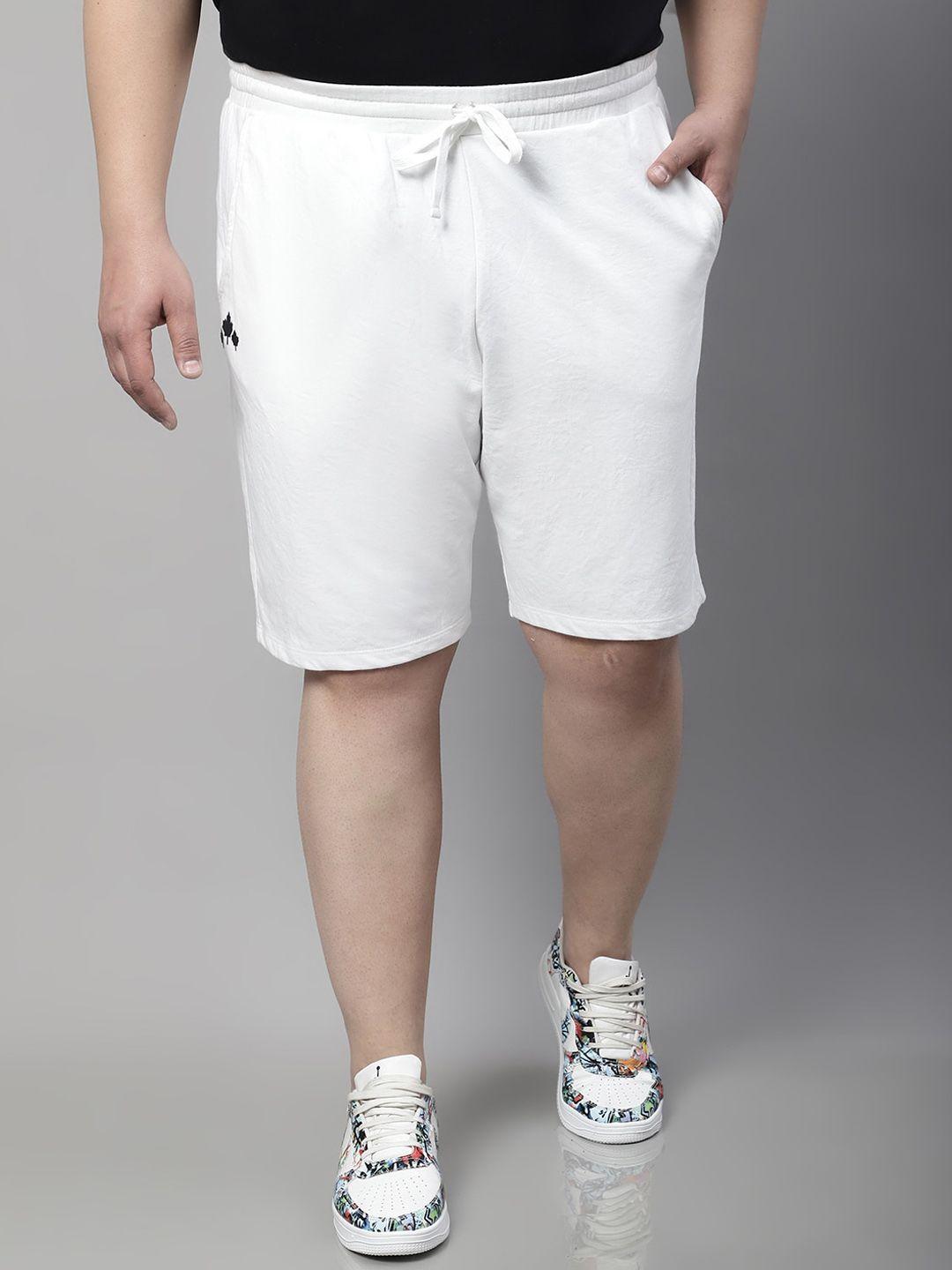 rute men white running shorts