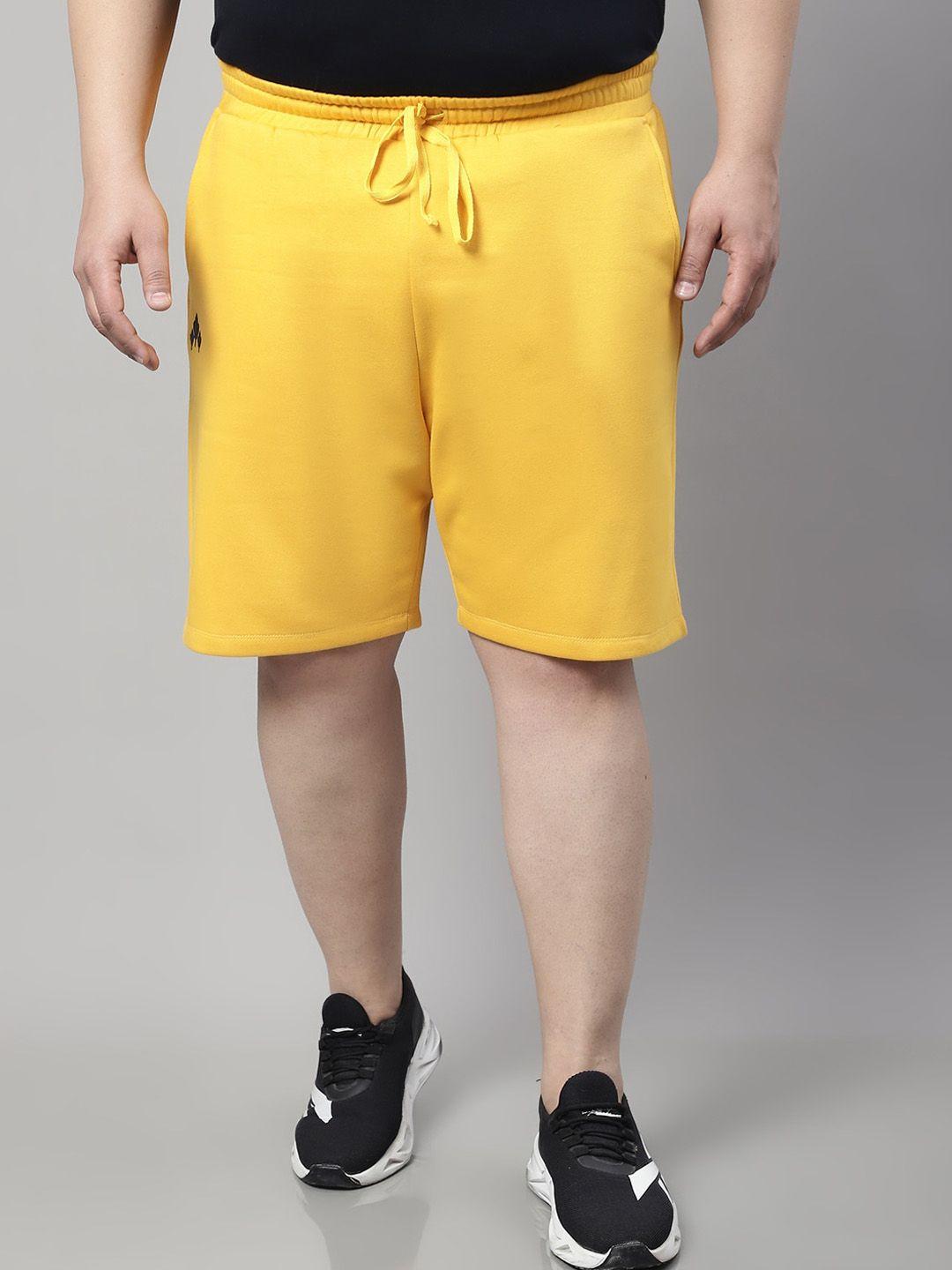rute men yellow running shorts