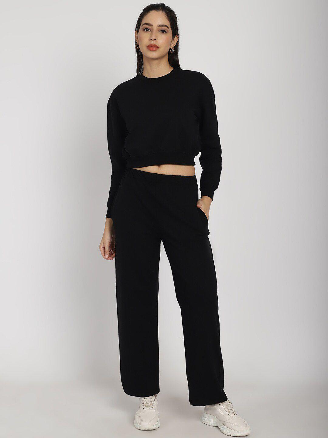 rute round neck cotton tracksuits