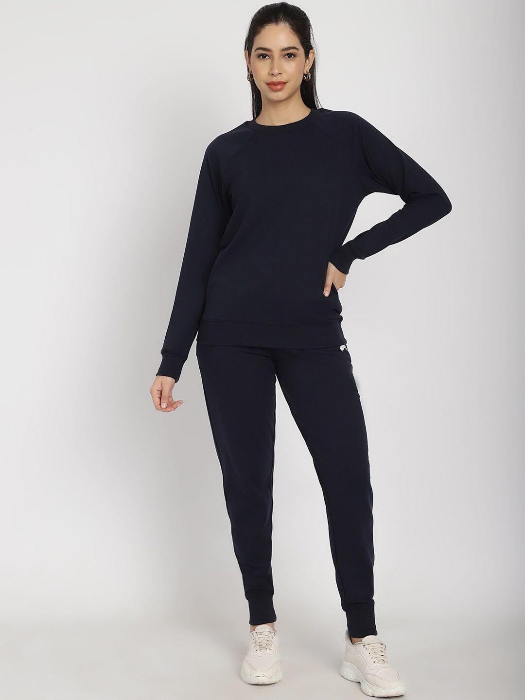 rute round neck cotton tracksuits