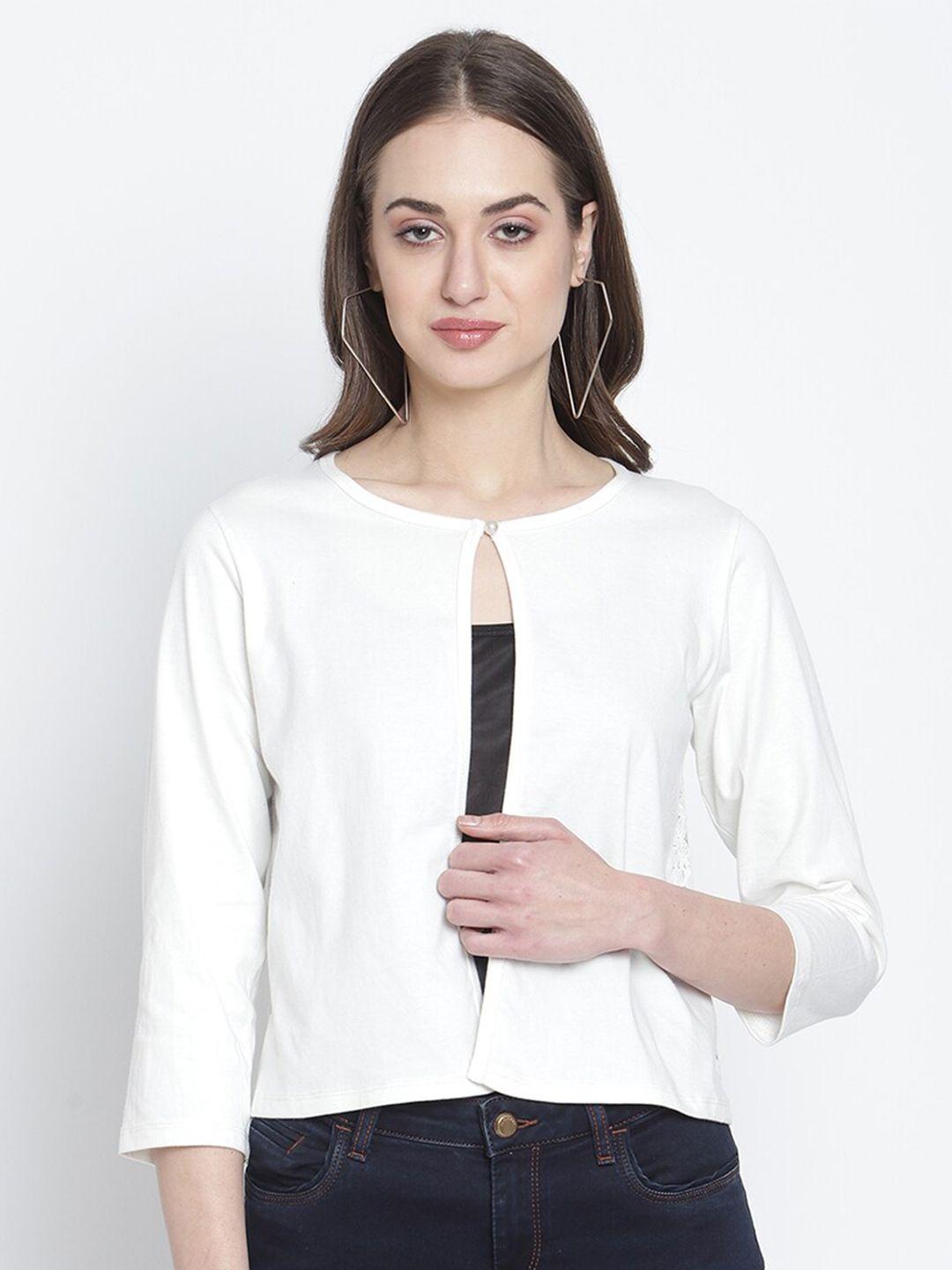 rute women white shrug