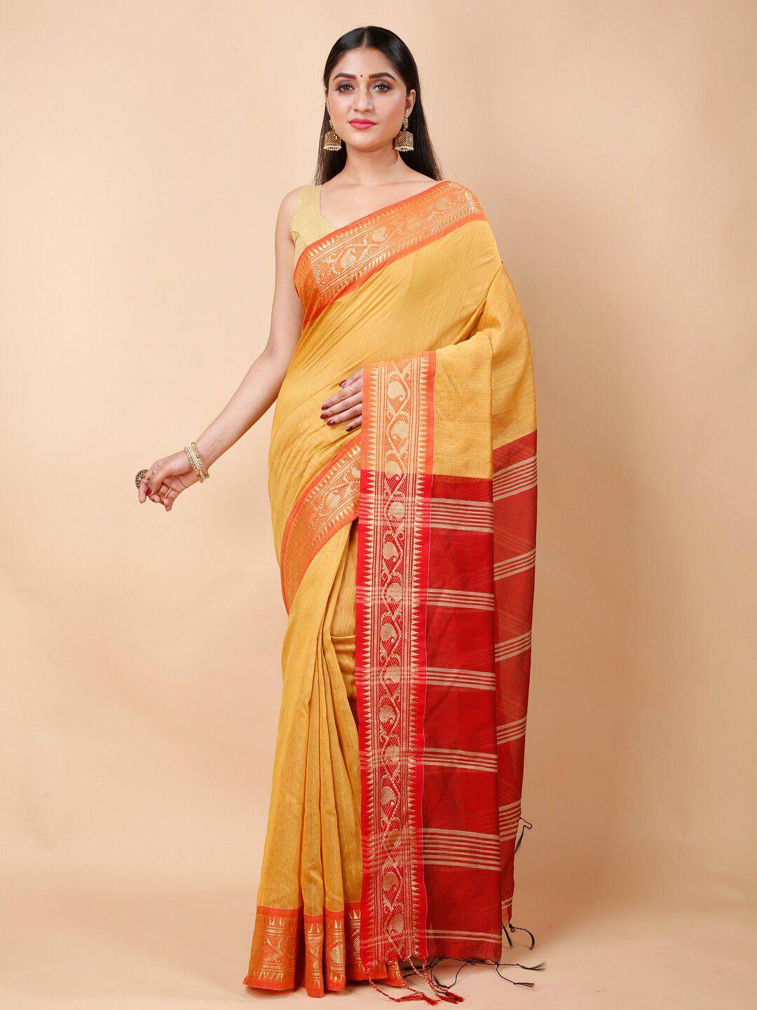 ruuprekha ethnic motif woven design zari saree