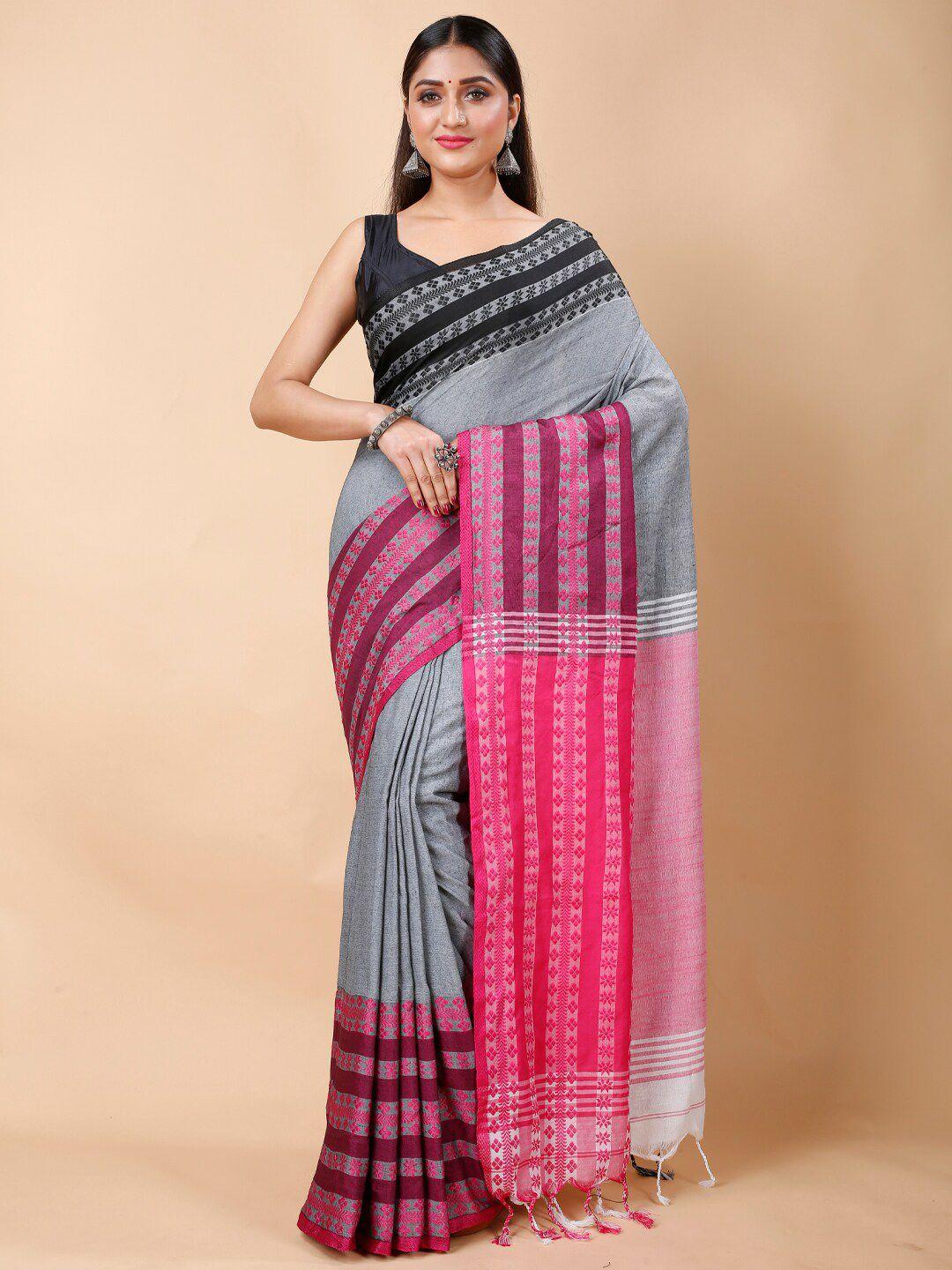 ruuprekha woven design ethnic motifs khadi cotton saree