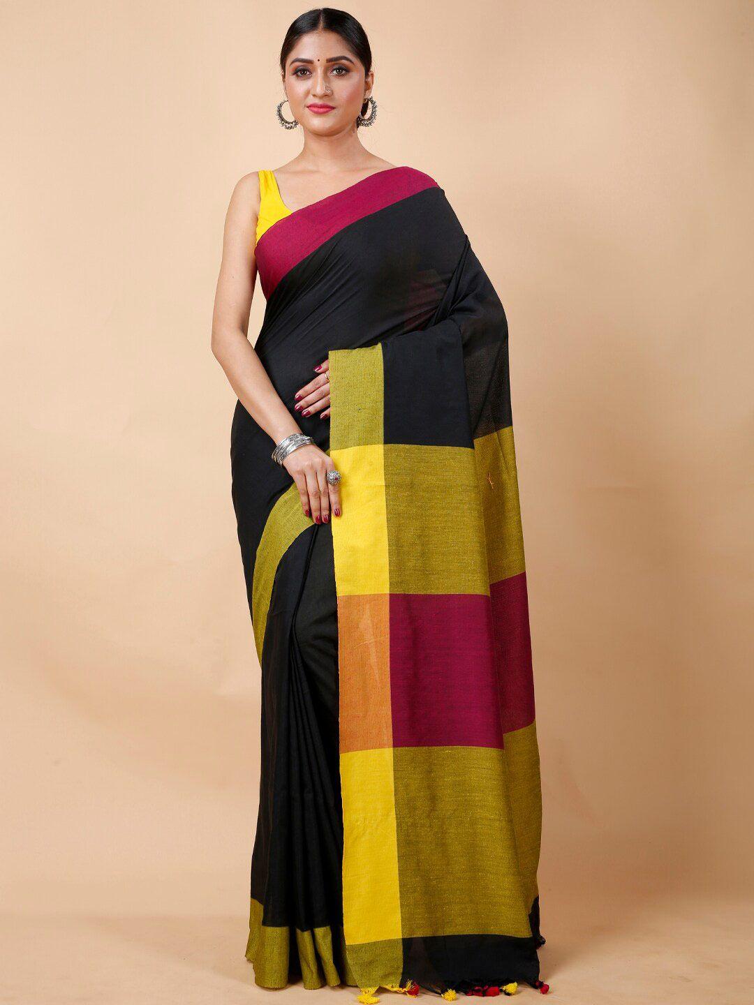 ruuprekha woven design pure cotton saree