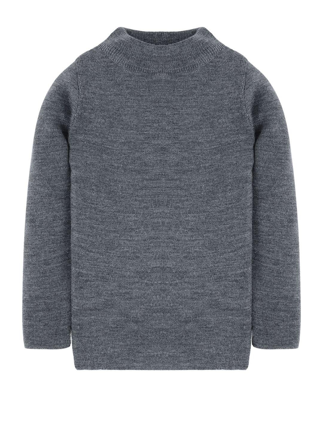 rvk kids grey solid sweater