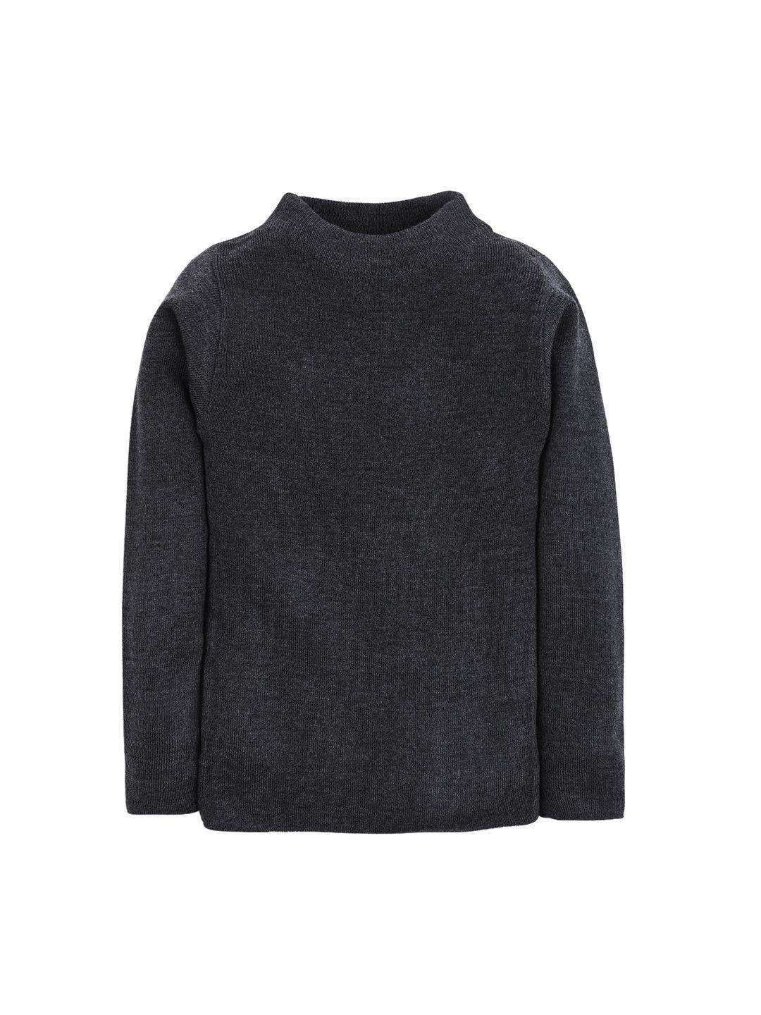 rvk unisex charcoal solid sweater