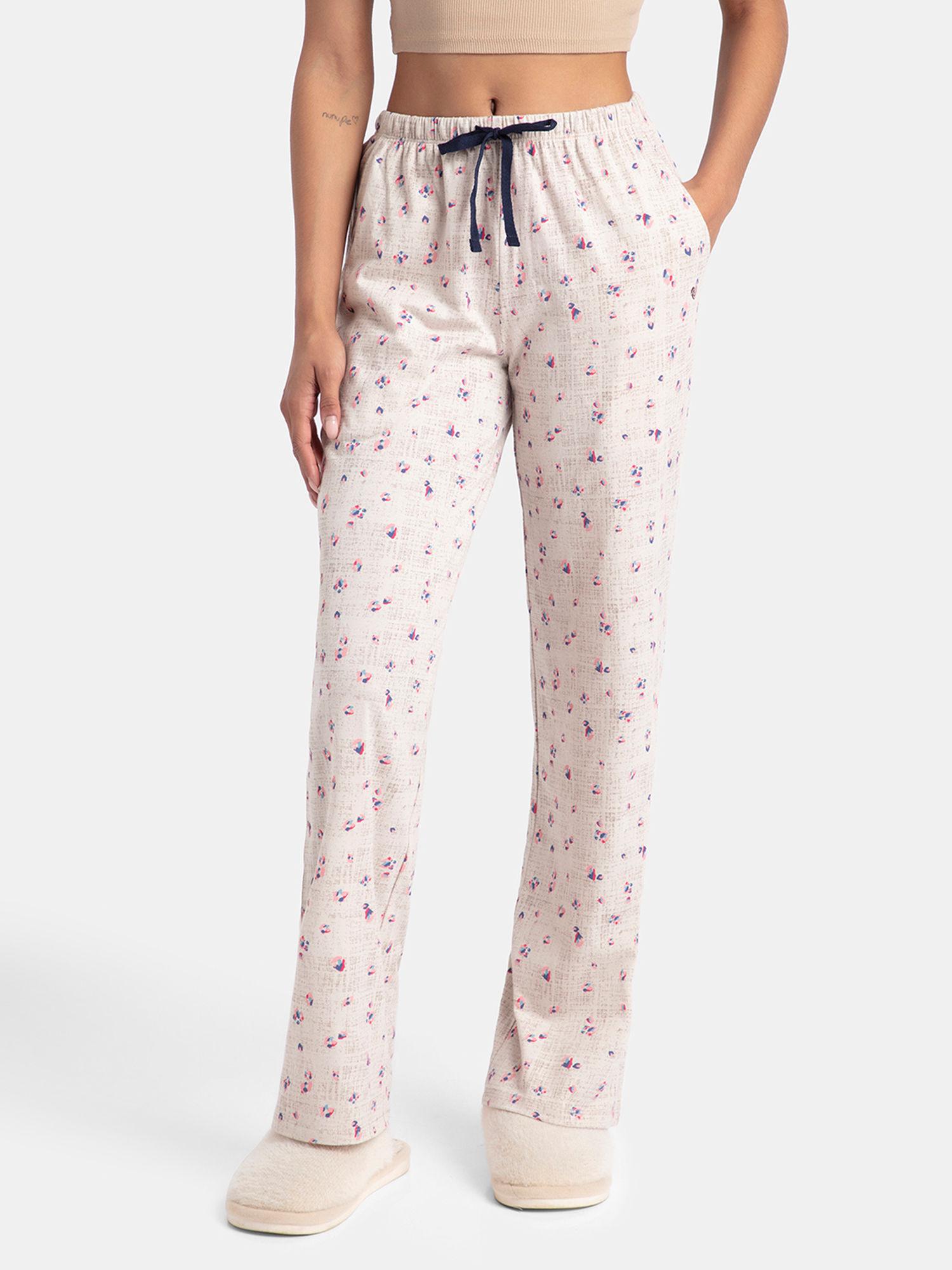 rx88 womens printed pyjama - vapour cream