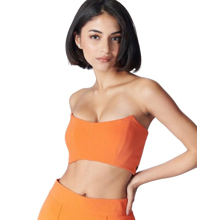 s&n shantnu nikhil orange sncc bustier