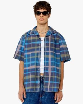 s-frank check regular fit shirt