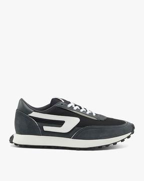 s-racer panelled low-top lace-up sneakers