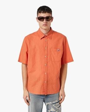 s-umbe shirt with patch pocket