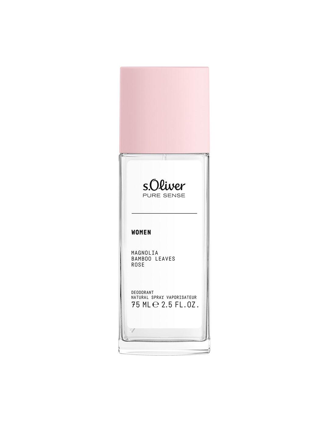 s.oliver pure sense deodorant natural spray - 75 ml