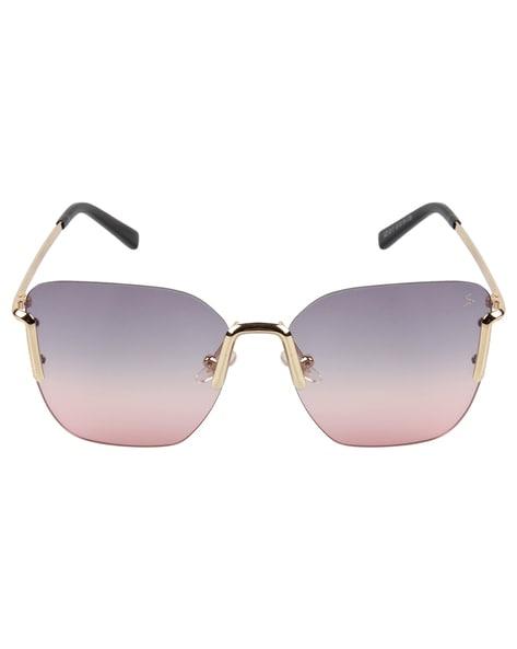 s5555 gld smkpnk  uv-protected oversized sunglasses