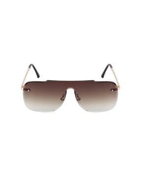 s5556 gld brngrd uv-protected oversized sunglasses
