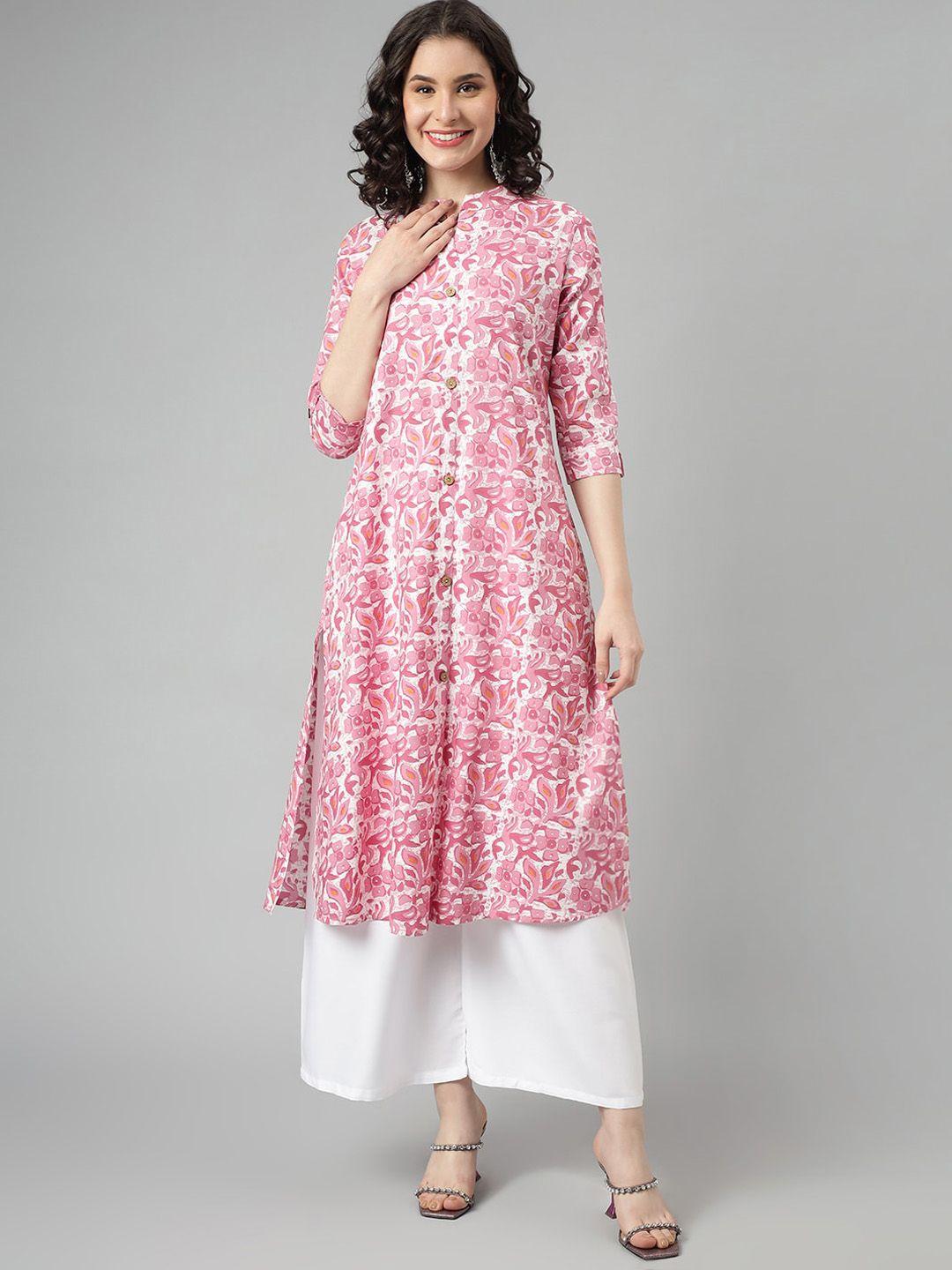 saabhi floral printed a-line kurta