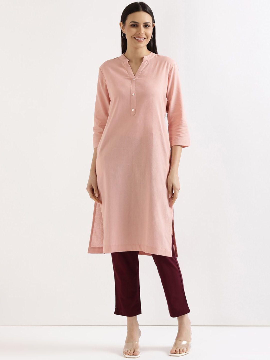 saadaa women pink kurta