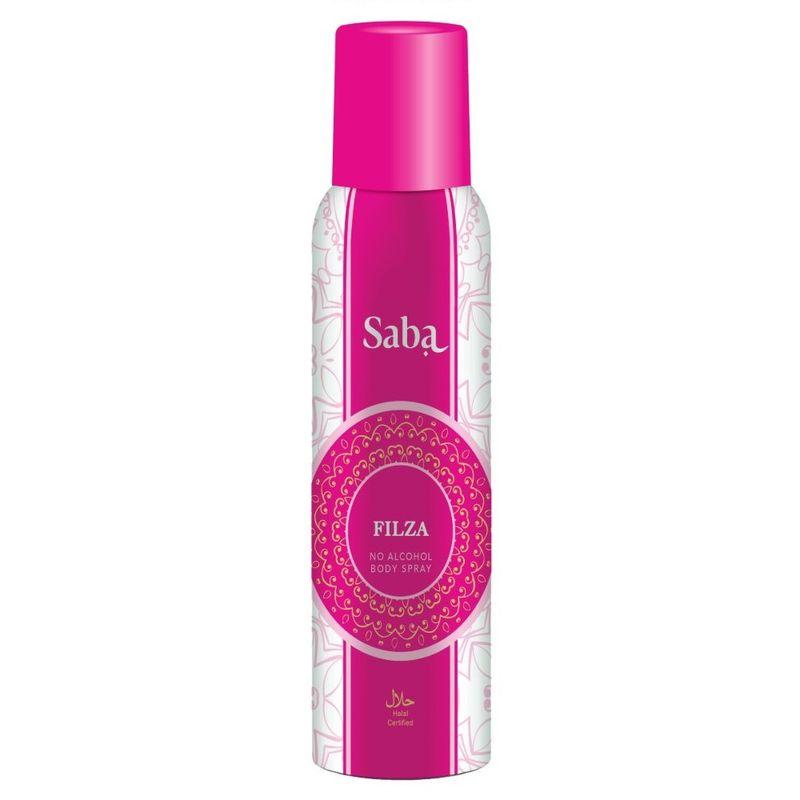 saba filza no alcohol body spray