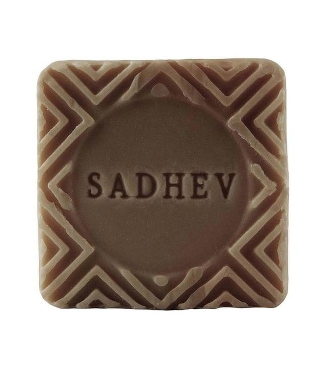 sadhev vetiver & chocolate soap - 125 gm