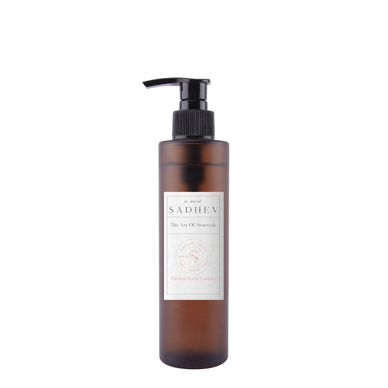 sadhev herbal body lotion - almond & aloe