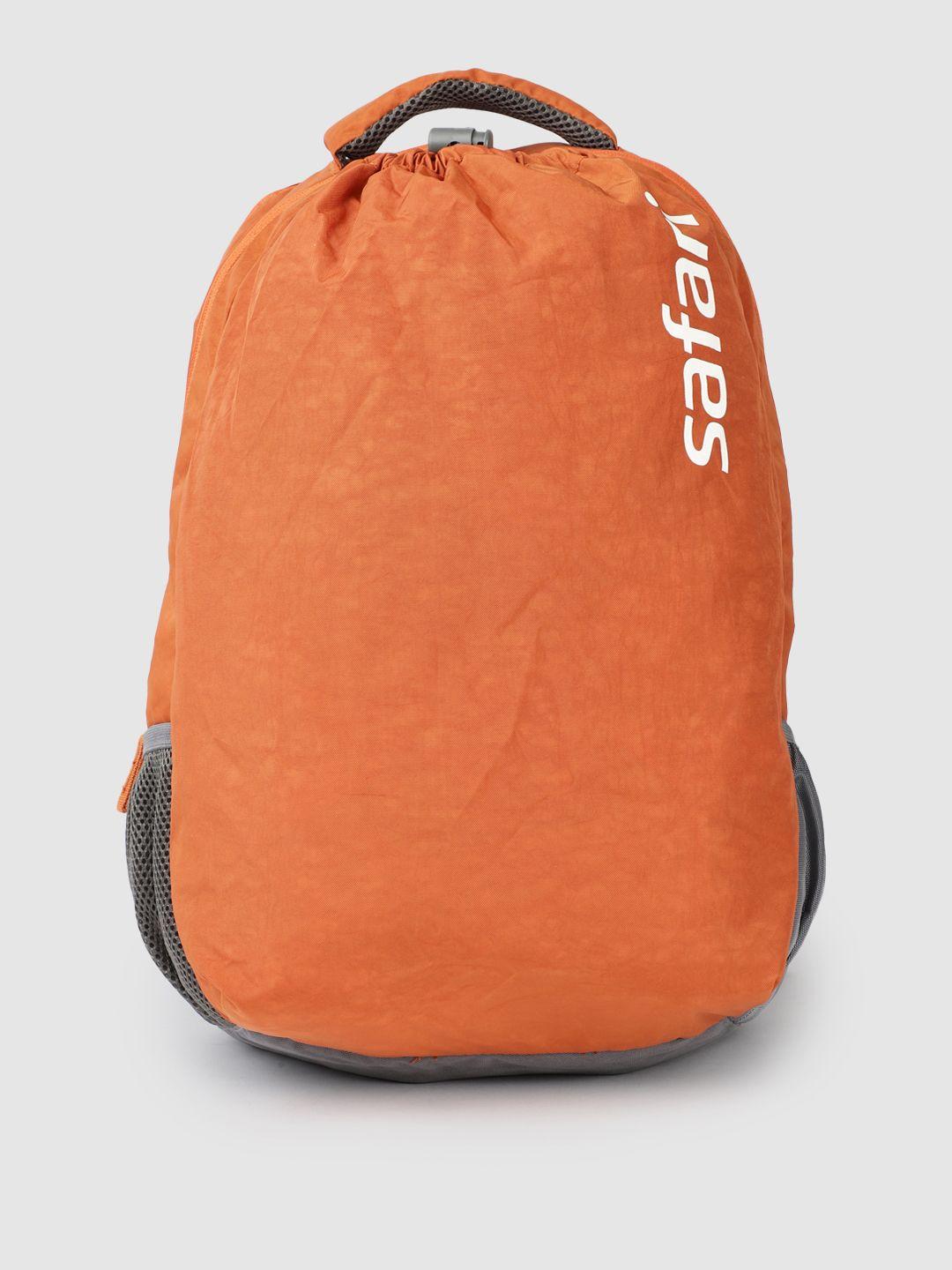 safari unisex brand logo backpack