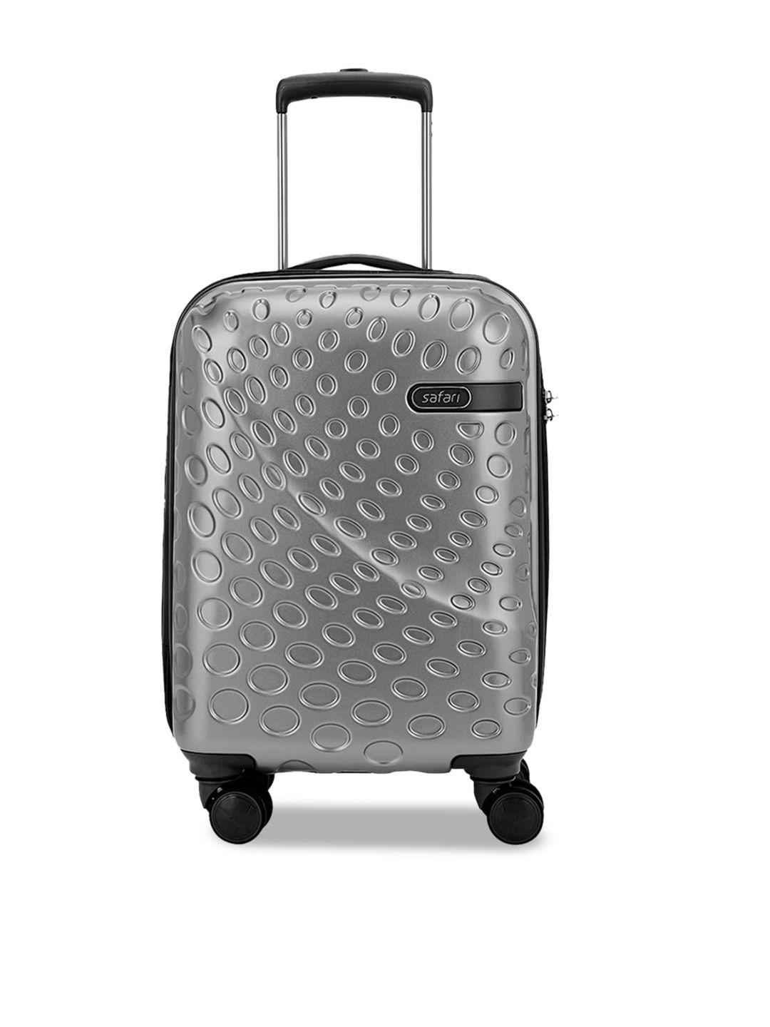 safari orbit textured hard-sided cabin trolley suitcase