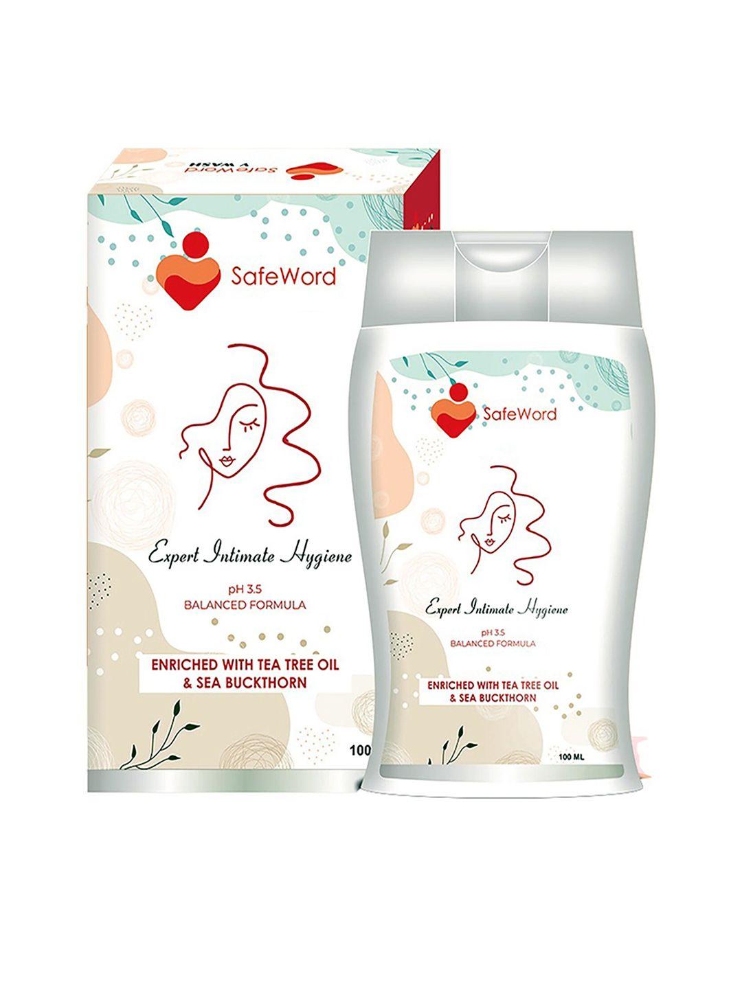 safeword expert intimate hygiene intimate wash with tea tree oil & sea buckthorn - 100 ml