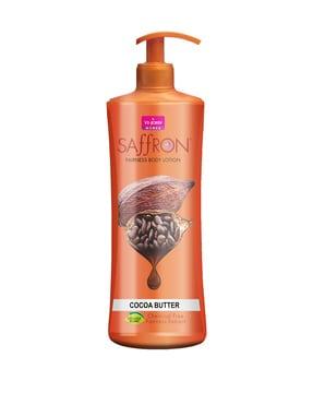 saffron cocoa butter fairness body lotion