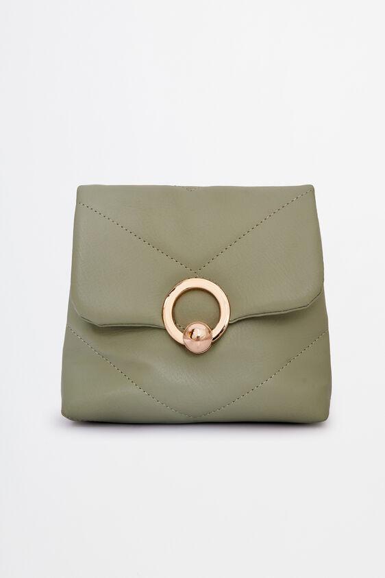 sage green sling bag