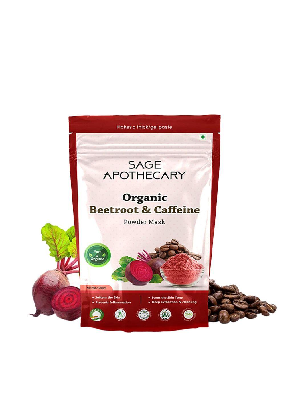 sage apothecary beetroot caffeine face mask 100g