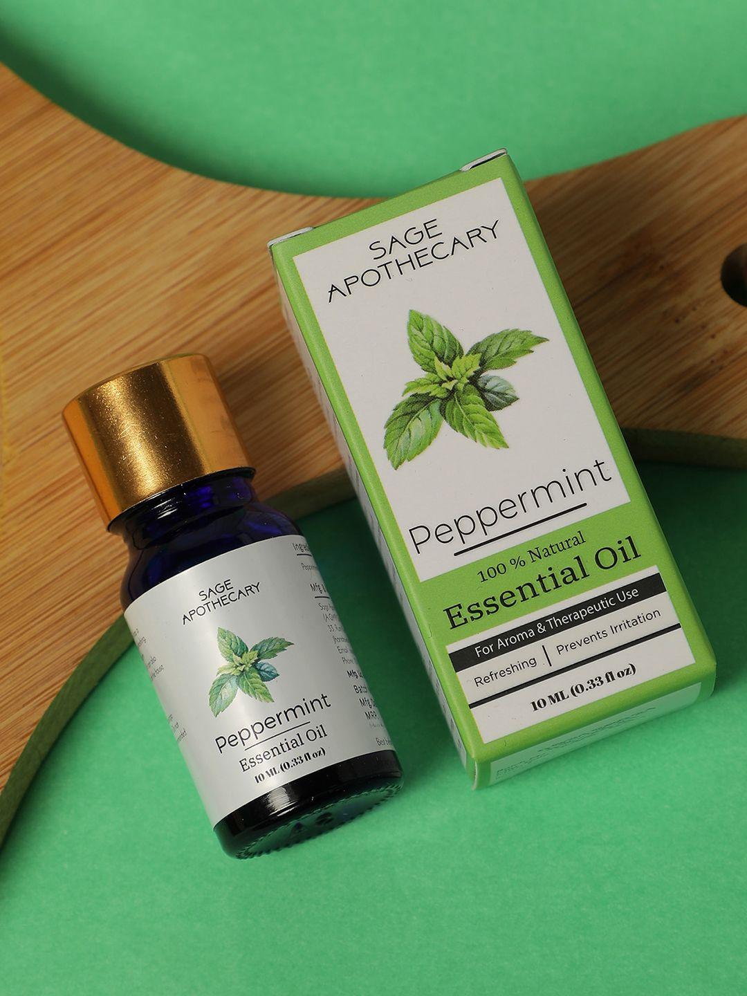 sage apothecary peppermint essential oil - 10ml