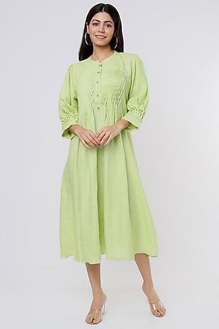 sage green pure hemp tunic