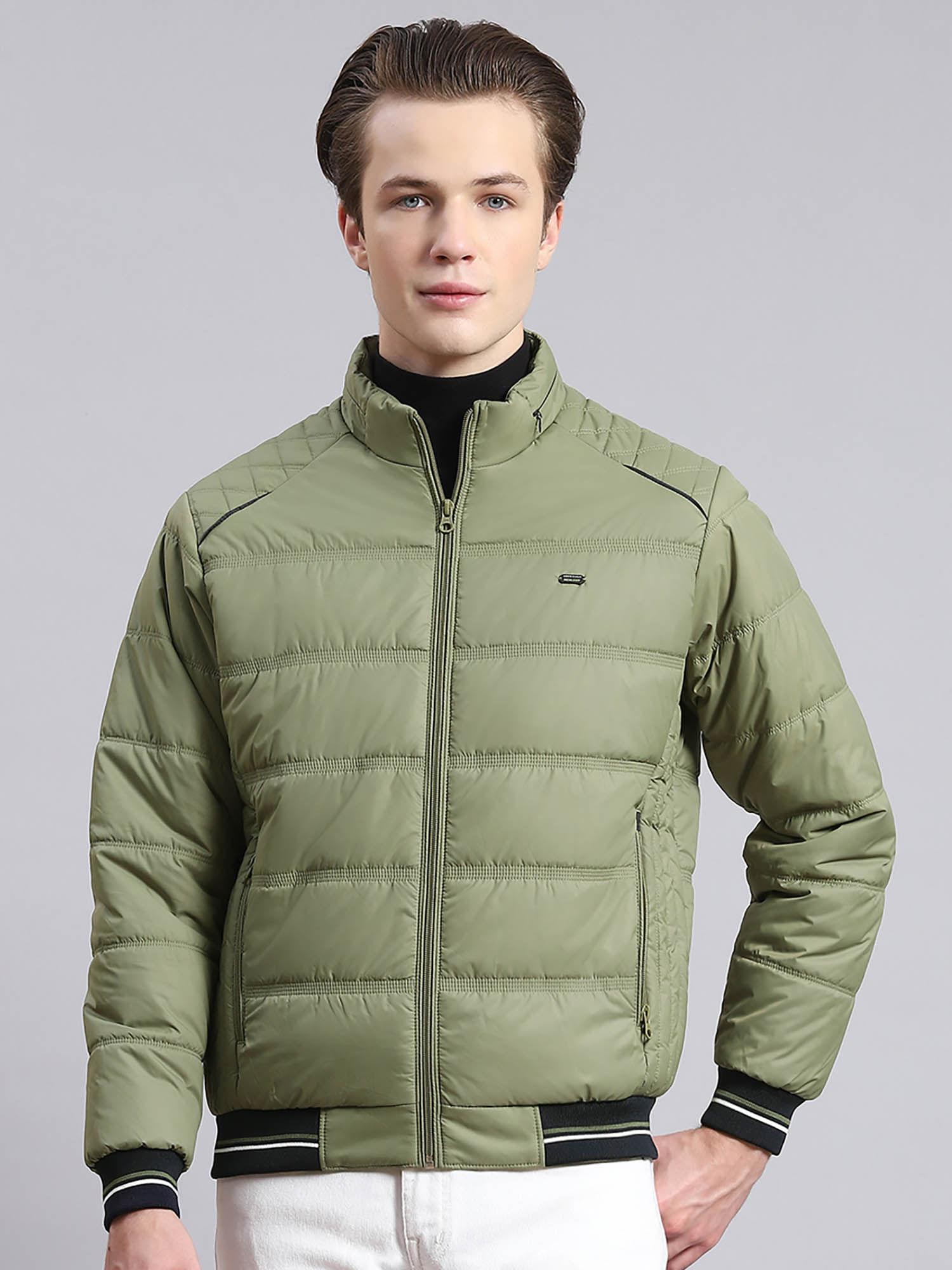 sage solid jacket