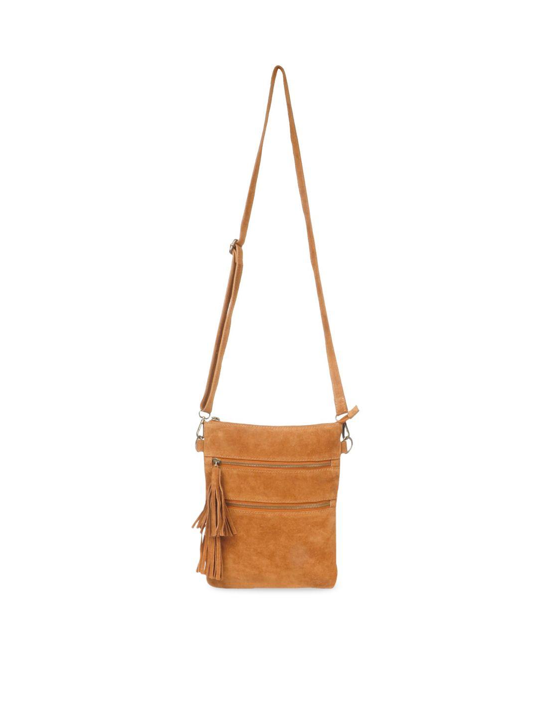 saint g leather structured sling bag