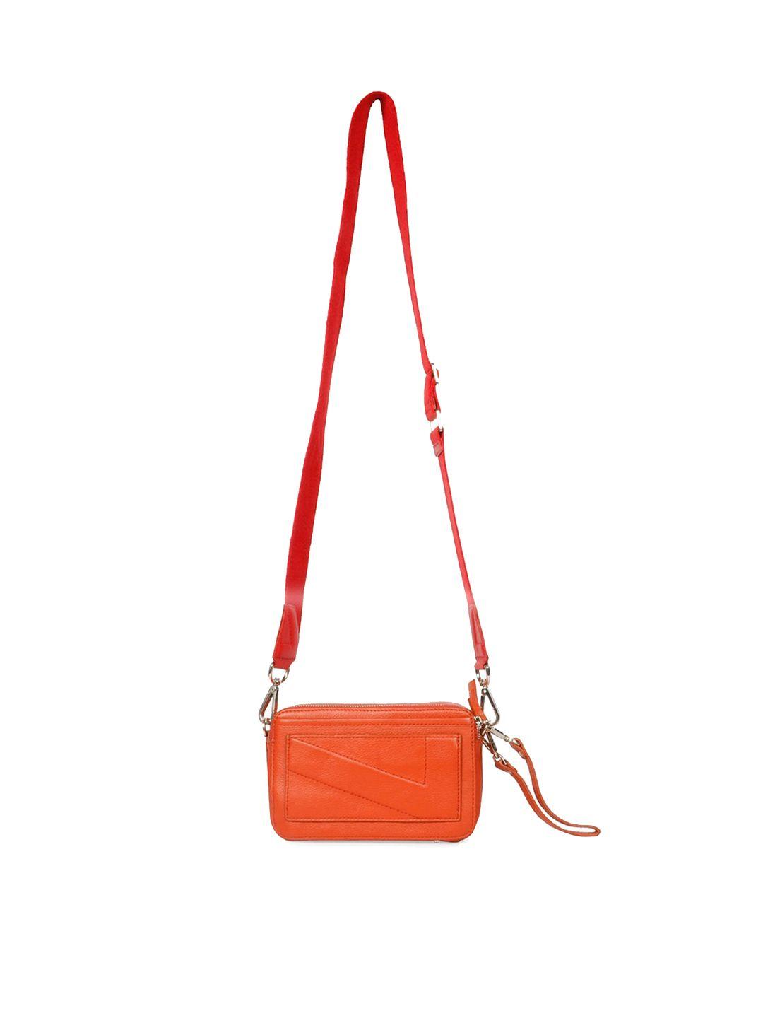 saint g textured leather structured sling bag
